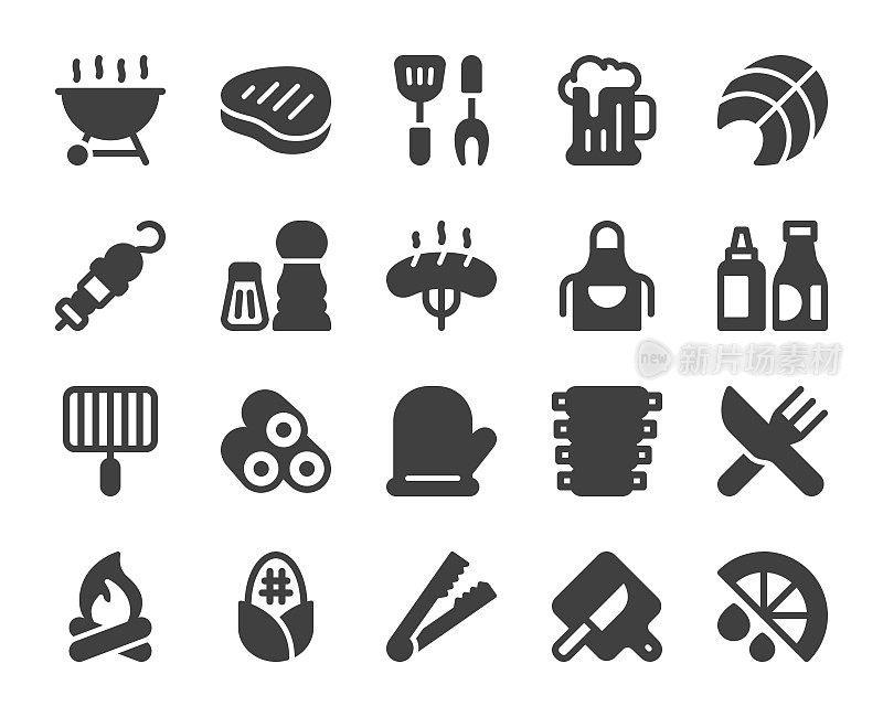 Barbecue Grill - Icons